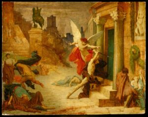 The Plague in Rome, Jules Elie Delaunay