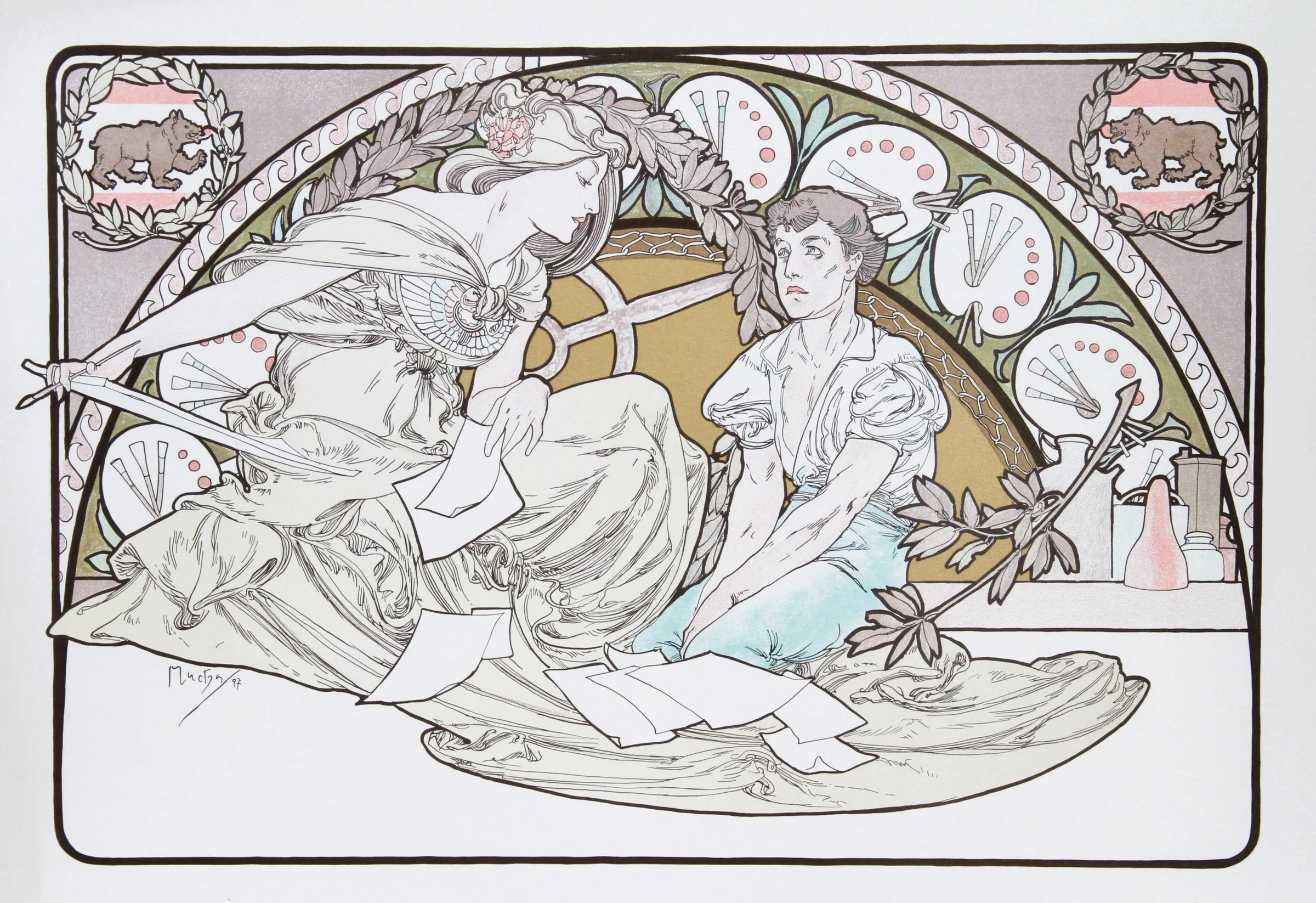 The Cross, The Wheel, and The Rose